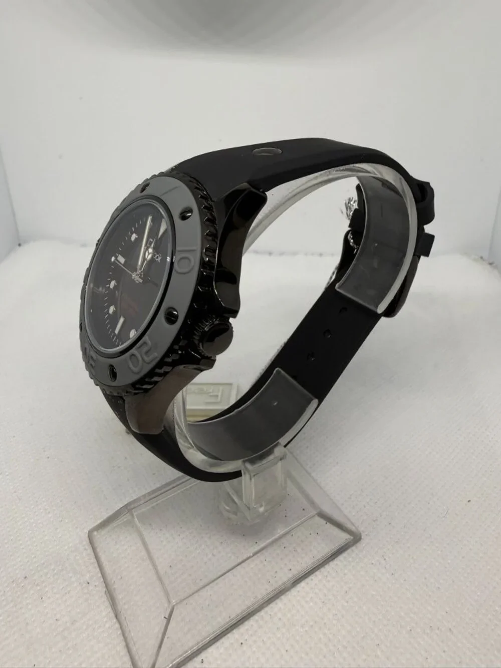 Freelook Aquamarina Mens Black Grey Diver Sport 41mm 100M Watch HA9035B/3